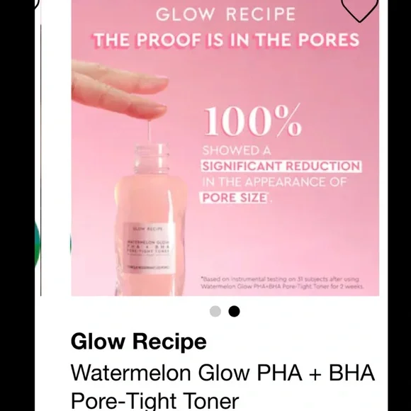 Brand new Glow recipe watermelon toner - Picture 4 of 6